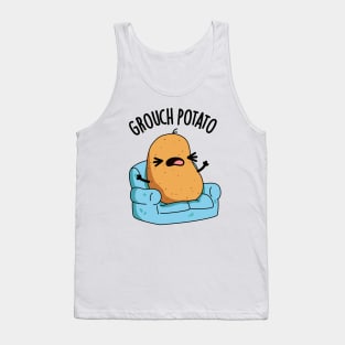 Grouch Potato Funny Veggie Puns Tank Top